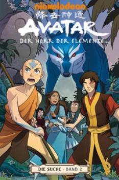 DIE SUCHE verspricht die Auflösung des Cliffhangers, auf die die Fans der Serie seit ihrem Ende entgegenfiebern! Die neue Comictrilogie knüpft direkt an das Ende von DAS VERSPRECHEN an. Der Fokus ist dieses Mal jedoch nicht auf Aang und seine engsten Freu